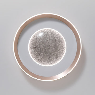Luz de techo empotrada LED de acrílico con marco de aluminio redondo estrella minimalista moderna para dormitorio 