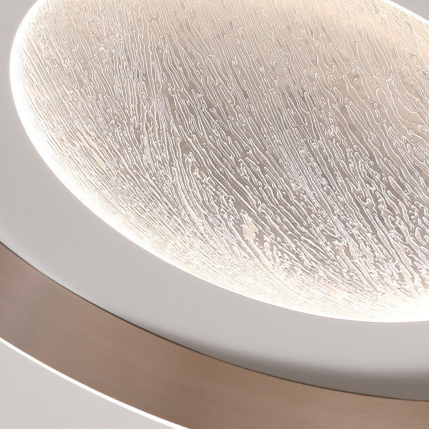 Luz de techo empotrada LED de acrílico con marco de aluminio redondo estrella minimalista moderna para dormitorio 