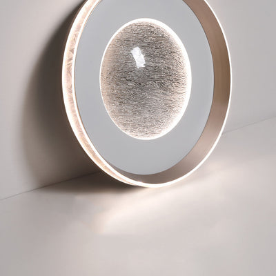 Luz de techo empotrada LED de acrílico con marco de aluminio redondo estrella minimalista moderna para dormitorio 