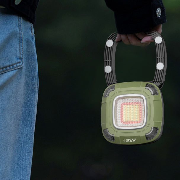 ضوء خارجي LED مربع مقاوم للماء من ABS وPC بأسلوب عصري بسيط للحديقة 