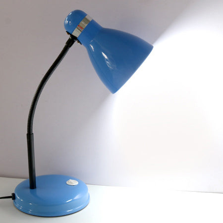 مصباح طاولة حديث بسيط بشكل قرن دائري من الحديد بلمبة واحدة لغرفة النوم 