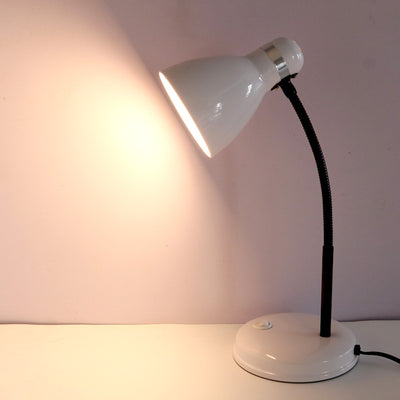 مصباح طاولة حديث بسيط بشكل قرن دائري من الحديد بلمبة واحدة لغرفة النوم 