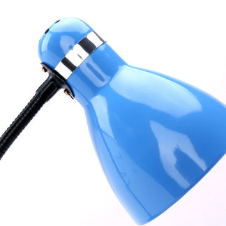 مصباح طاولة حديث بسيط بشكل قرن دائري من الحديد بلمبة واحدة لغرفة النوم 