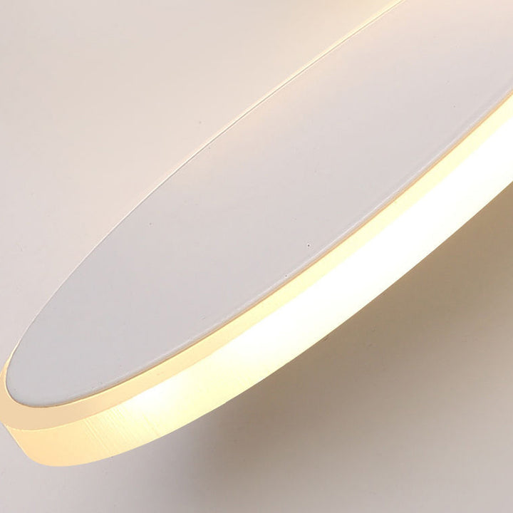 Zeitgenössische kreative halbrunde Geweih-Hasenohren Eisen PVC LED Wandleuchte für das Schlafzimmer 