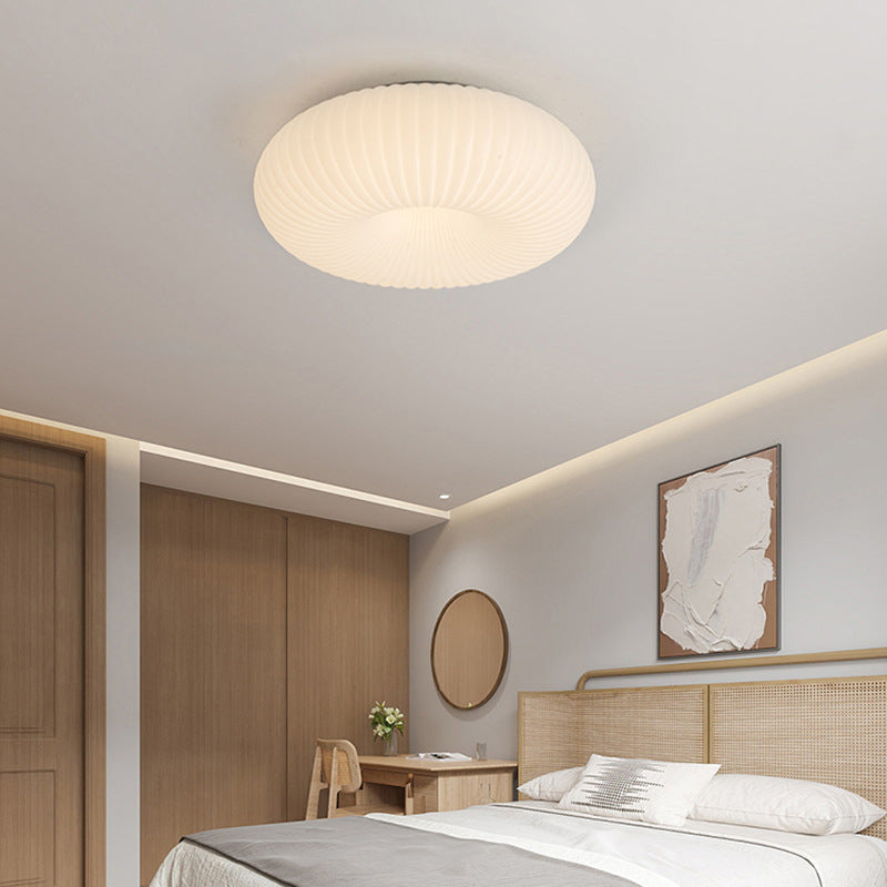 Luz de techo LED empotrada con hardware ovalado redondo a rayas minimalista moderna para dormitorio 