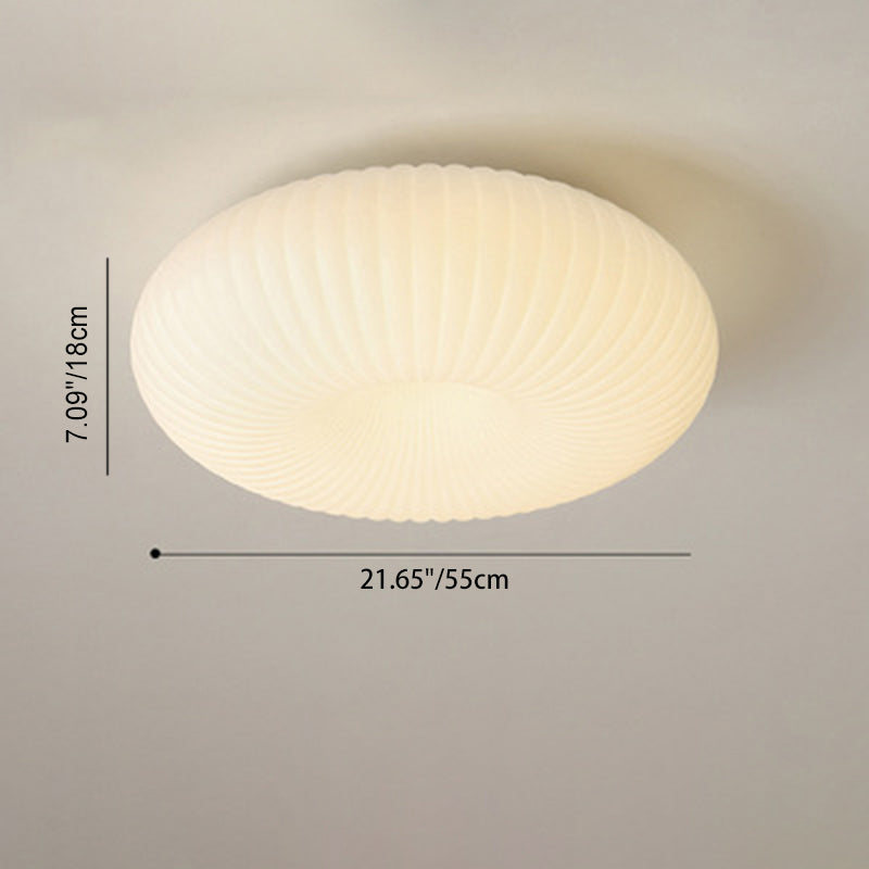 Luz de techo LED empotrada con hardware ovalado redondo a rayas minimalista moderna para dormitorio 