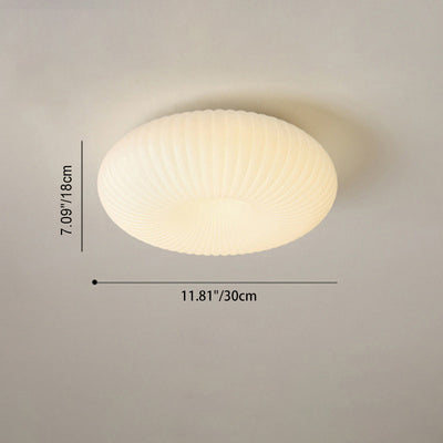 Luz de techo LED empotrada con hardware ovalado redondo a rayas minimalista moderna para dormitorio 