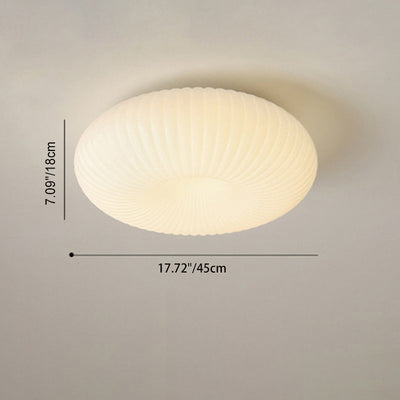 Luz de techo LED empotrada con hardware ovalado redondo a rayas minimalista moderna para dormitorio 