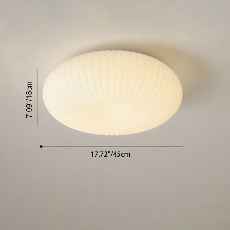 Luz de techo LED empotrada con hardware ovalado redondo a rayas minimalista moderna para dormitorio 