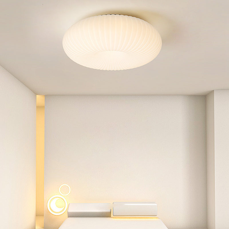Luz de techo LED empotrada con hardware ovalado redondo a rayas minimalista moderna para dormitorio 