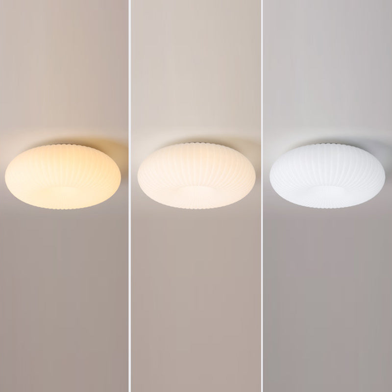 Luz de techo LED empotrada con hardware ovalado redondo a rayas minimalista moderna para dormitorio 