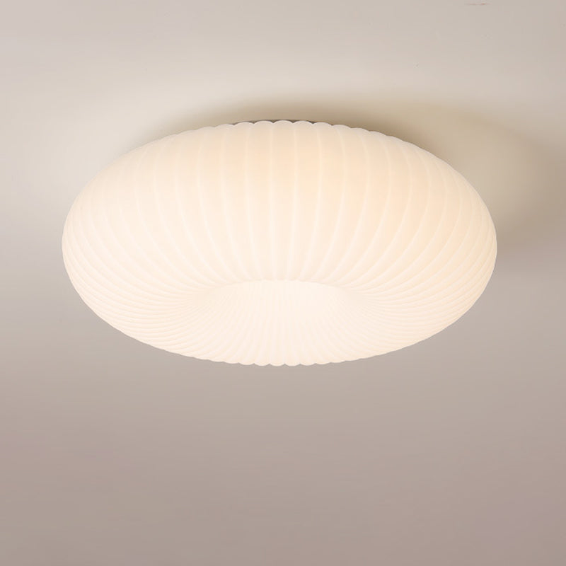 Luz de techo LED empotrada con hardware ovalado redondo a rayas minimalista moderna para dormitorio 