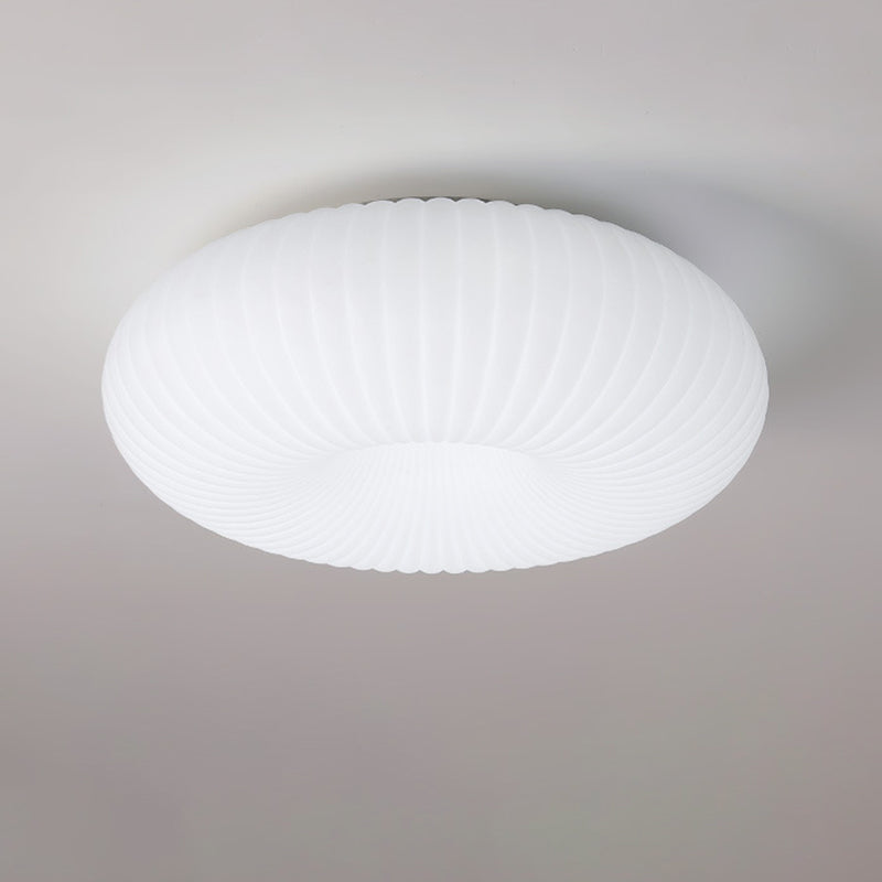 Luz de techo LED empotrada con hardware ovalado redondo a rayas minimalista moderna para dormitorio 