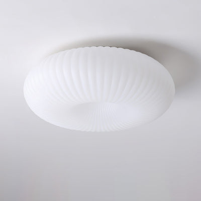 Luz de techo LED empotrada con hardware ovalado redondo a rayas minimalista moderna para dormitorio 