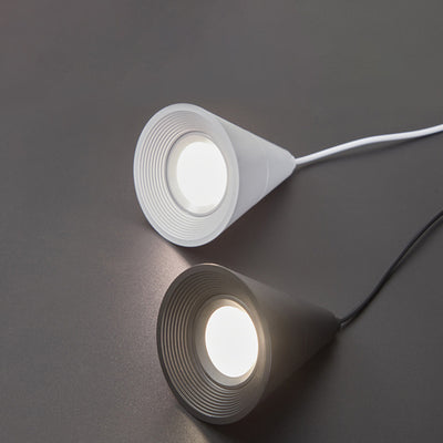Modern Minimalist Cone Aluminum LED Pendant Light For Bedroom