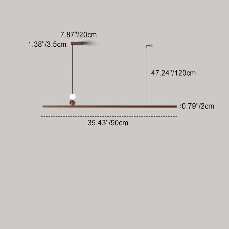Lustre LED en aluminium acrylique pour île rectangulaire minimaliste moderne pour salle à manger 