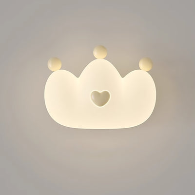 مصباح الحائط LED بتصميم تاج حيوانات للأطفال المبدعين المعاصر من الحديد لغرفة النوم 