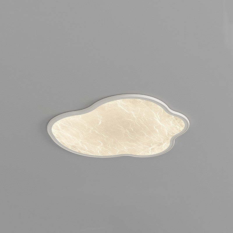 Luz de techo LED moderna minimalista en forma de nube de seda con luz estelar nublada de hierro y acrílico para dormitorio 