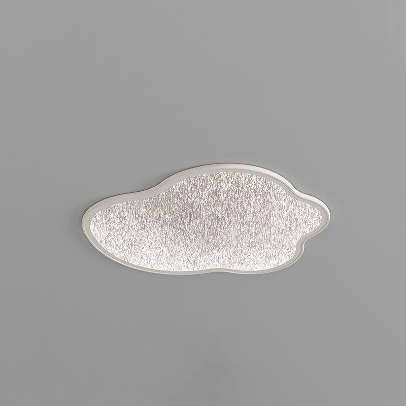 Luz de techo LED moderna minimalista en forma de nube de seda con luz estelar nublada de hierro y acrílico para dormitorio 