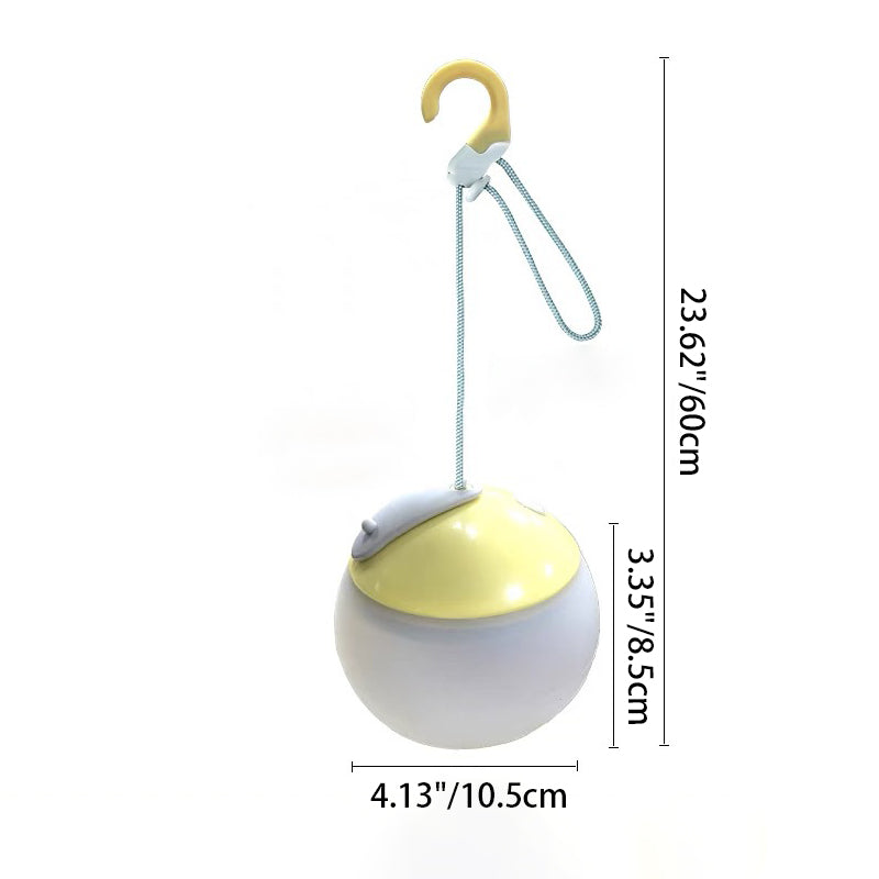 Moderne minimalistische wiederaufladbare Globus-LED-Außenleuchte aus Kunststoff für den Außenbereich 