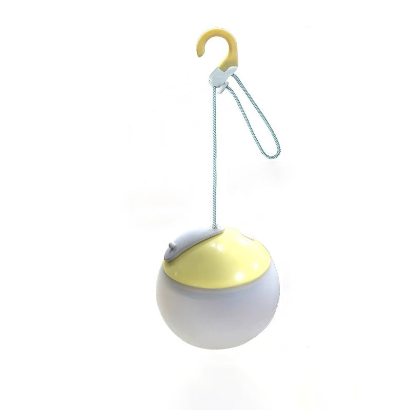 Moderne minimalistische wiederaufladbare Globus-LED-Außenleuchte aus Kunststoff für den Außenbereich 
