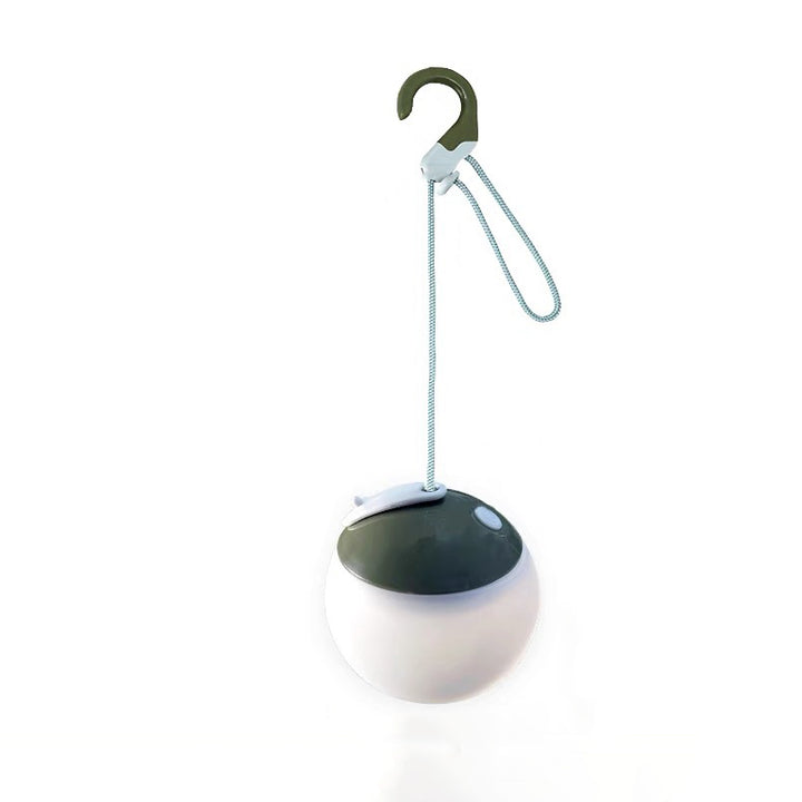 Moderne minimalistische wiederaufladbare Globus-LED-Außenleuchte aus Kunststoff für den Außenbereich 