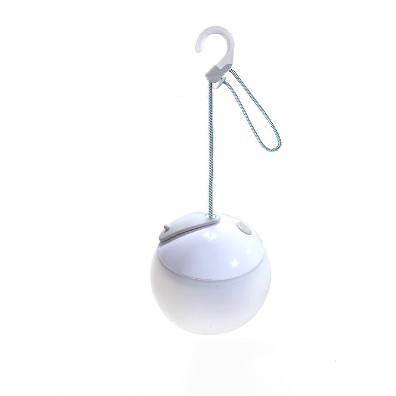 Moderne minimalistische wiederaufladbare Globus-LED-Außenleuchte aus Kunststoff für den Außenbereich 