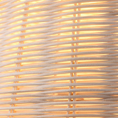 Forme de verre à vin chinois traditionnel en bambou 1-lumière suspension pour salon 
