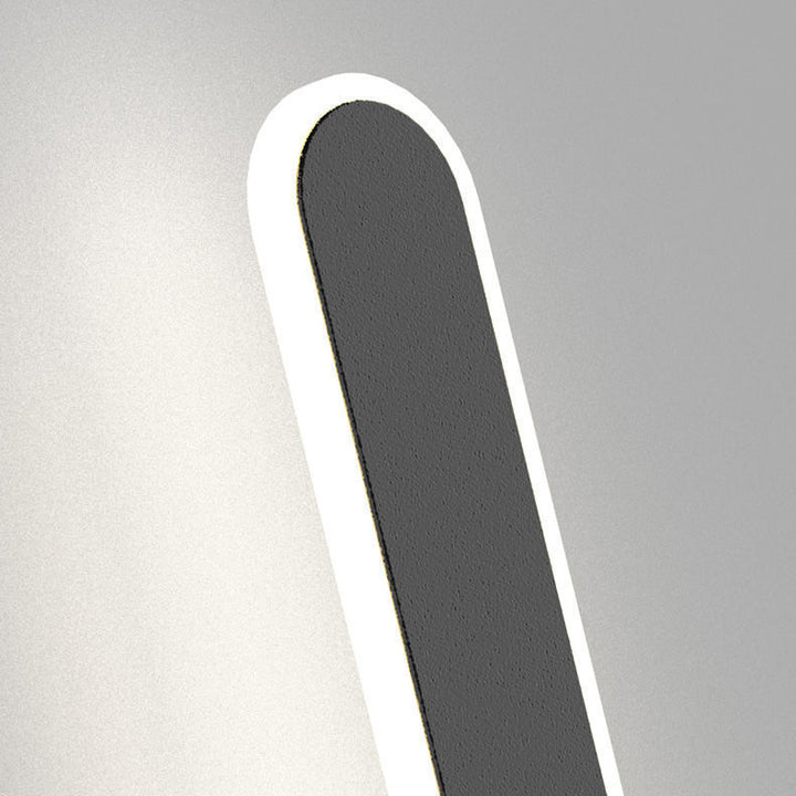 Applique murale LED en spirale minimaliste moderne en fer et aluminium pour chambre à coucher 