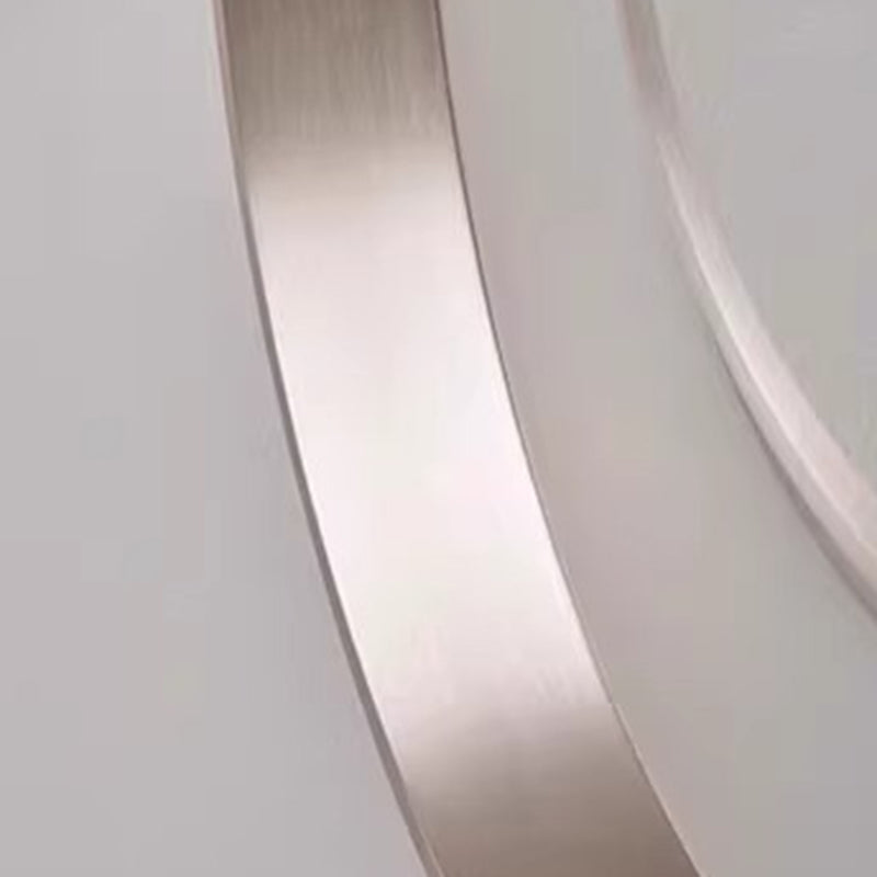 Luz de techo LED empotrada de círculo concéntrico minimalista moderno de hierro, aluminio y acrílico para dormitorio 
