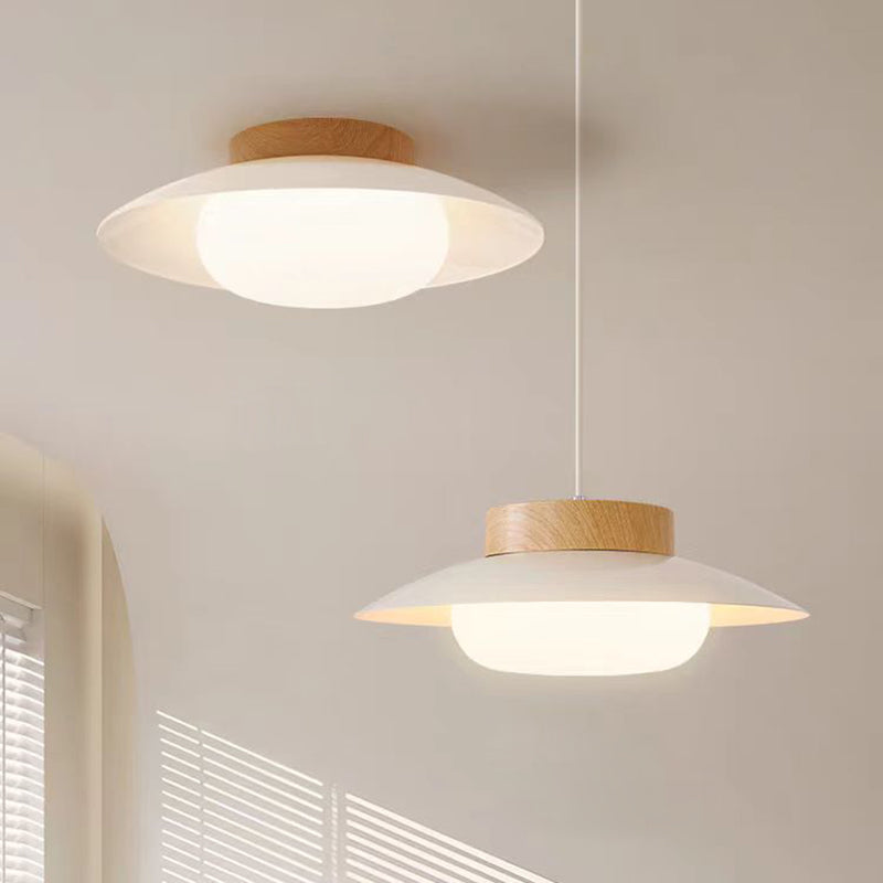 Moderne minimalistische runde ovale Eisen-Acryl-LED-Pendelleuchte für das Wohnzimmer 