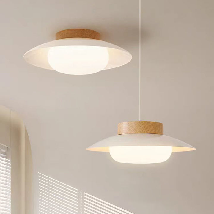 Moderne minimalistische runde ovale Eisen-Acryl-LED-Pendelleuchte für das Wohnzimmer 