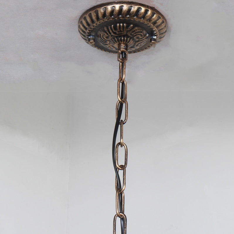 Traditional Vintage Branch Candle Holder Iron 4/5 Light Chandelier For Living Room