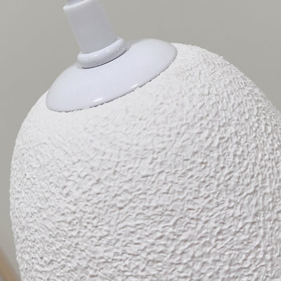 Cylindre minimaliste moderne Dôme en polystyrène haute densité Suspension 1 lumière pour chambre 