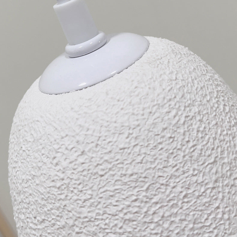 Cylindre minimaliste moderne Dôme en polystyrène haute densité Suspension 1 lumière pour chambre 
