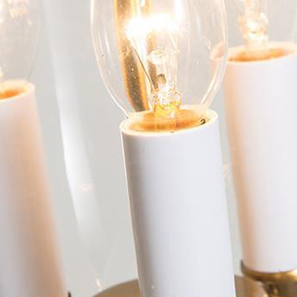 Suspension à 3 lumières avec abat-jour en verre rond vintage traditionnel en forme de coupe et cadre en fer pour salon 
