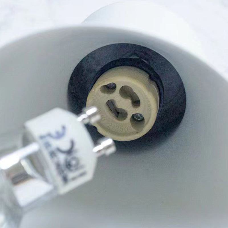 Moderne minimalistische gerade Stabtrichterform Eisen 1-Licht Aroma schmelzende Wachstischlampe für Schlafzimmer 