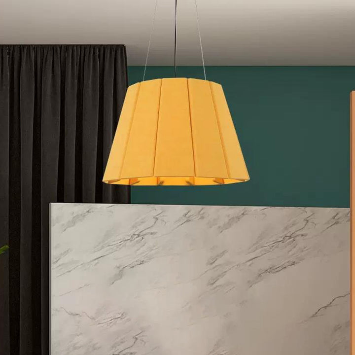 Zeitgenössische nordische runde Eisenfilz 1-Licht Pendelleuchte für das Wohnzimmer 