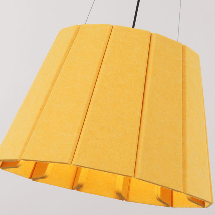 Zeitgenössische nordische runde Eisenfilz 1-Licht Pendelleuchte für das Wohnzimmer 