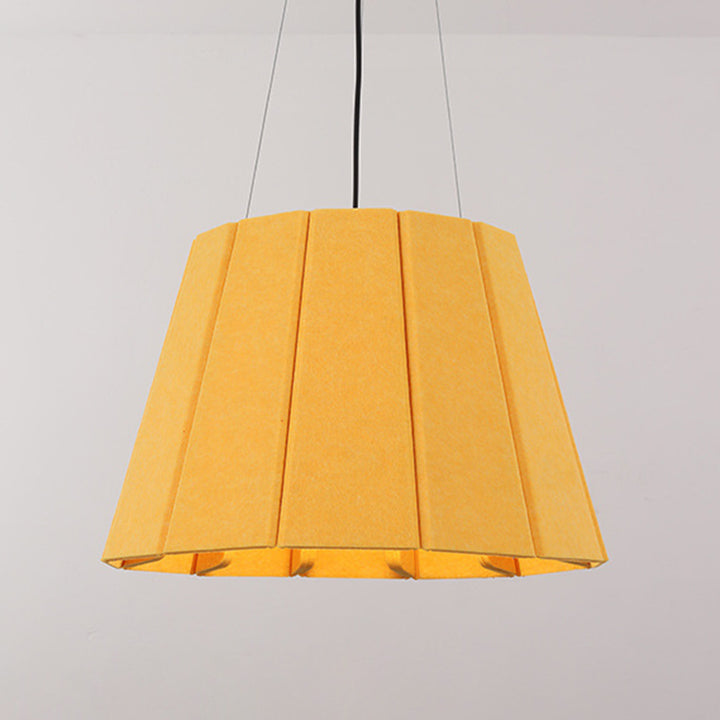 Zeitgenössische nordische runde Eisenfilz 1-Licht Pendelleuchte für das Wohnzimmer 