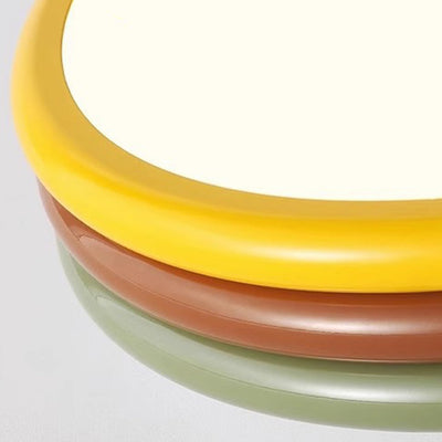 Luz de techo LED de montaje empotrado con pantalla de acrílico de hierro redonda de múltiples capas creativa contemporánea para dormitorio 