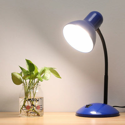 Moderne minimalistische runde Hornform Eisen 1-Licht Tischlampe für das Schlafzimmer 