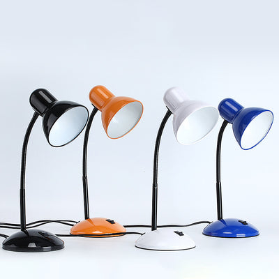 Moderne minimalistische runde Hornform Eisen 1-Licht Tischlampe für das Schlafzimmer 