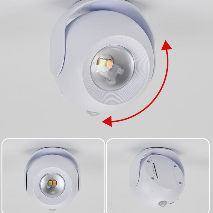 Moderne minimalistische Sensor wiederaufladbare Globus ABS PC LED Wandleuchte für Wohnzimmer 