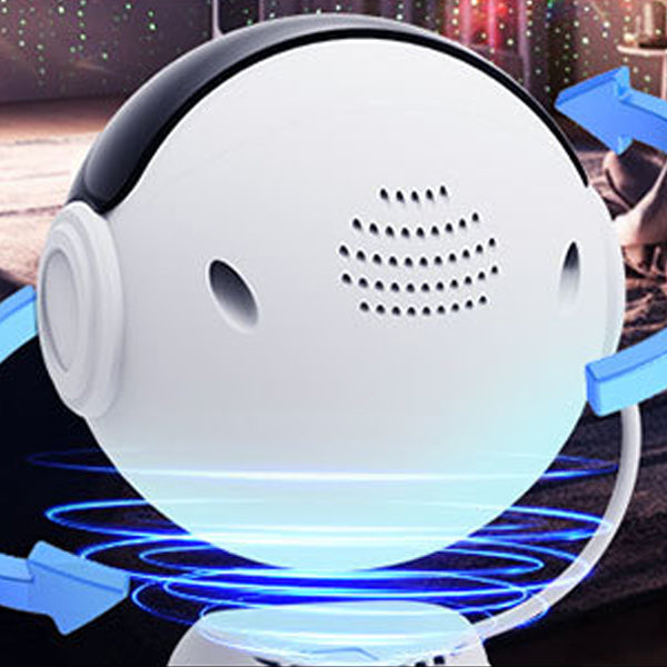 Lampe de table LED en ABS à projection de robot pour espace créatif contemporain pour chambre 