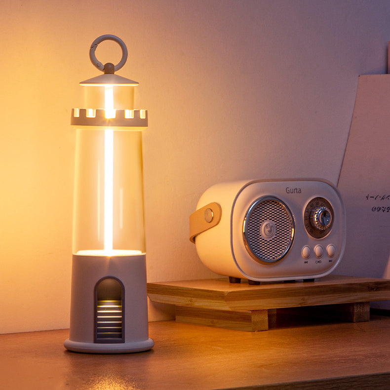 Forme de phare cylindrique créative contemporaine en ABS PC FPC LED pour jardin 