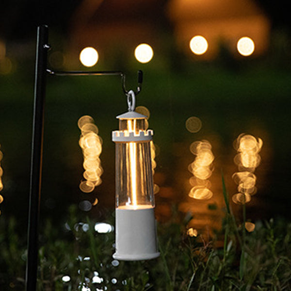 Forme de phare cylindrique créative contemporaine en ABS PC FPC LED pour jardin 