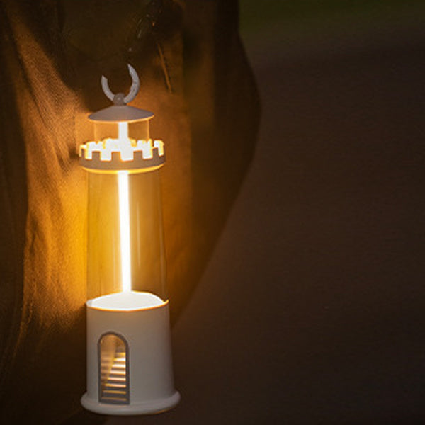 Forme de phare cylindrique créative contemporaine en ABS PC FPC LED pour jardin 
