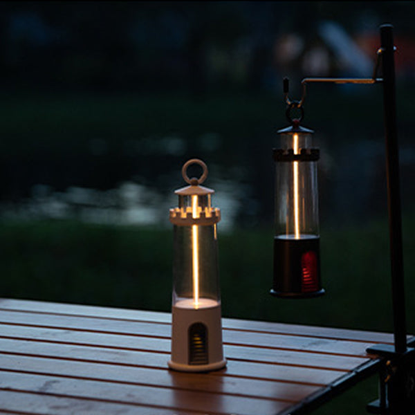 Forme de phare cylindrique créative contemporaine en ABS PC FPC LED pour jardin 