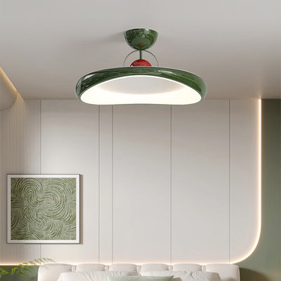 Moderne minimalistische unregelmäßige Scheibe Eisen Acrylschirm LED-Halbeinbau-Deckenleuchte für das Wohnzimmer 